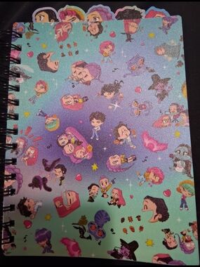 New KPop Demon Hunters Tabbed Journal Book